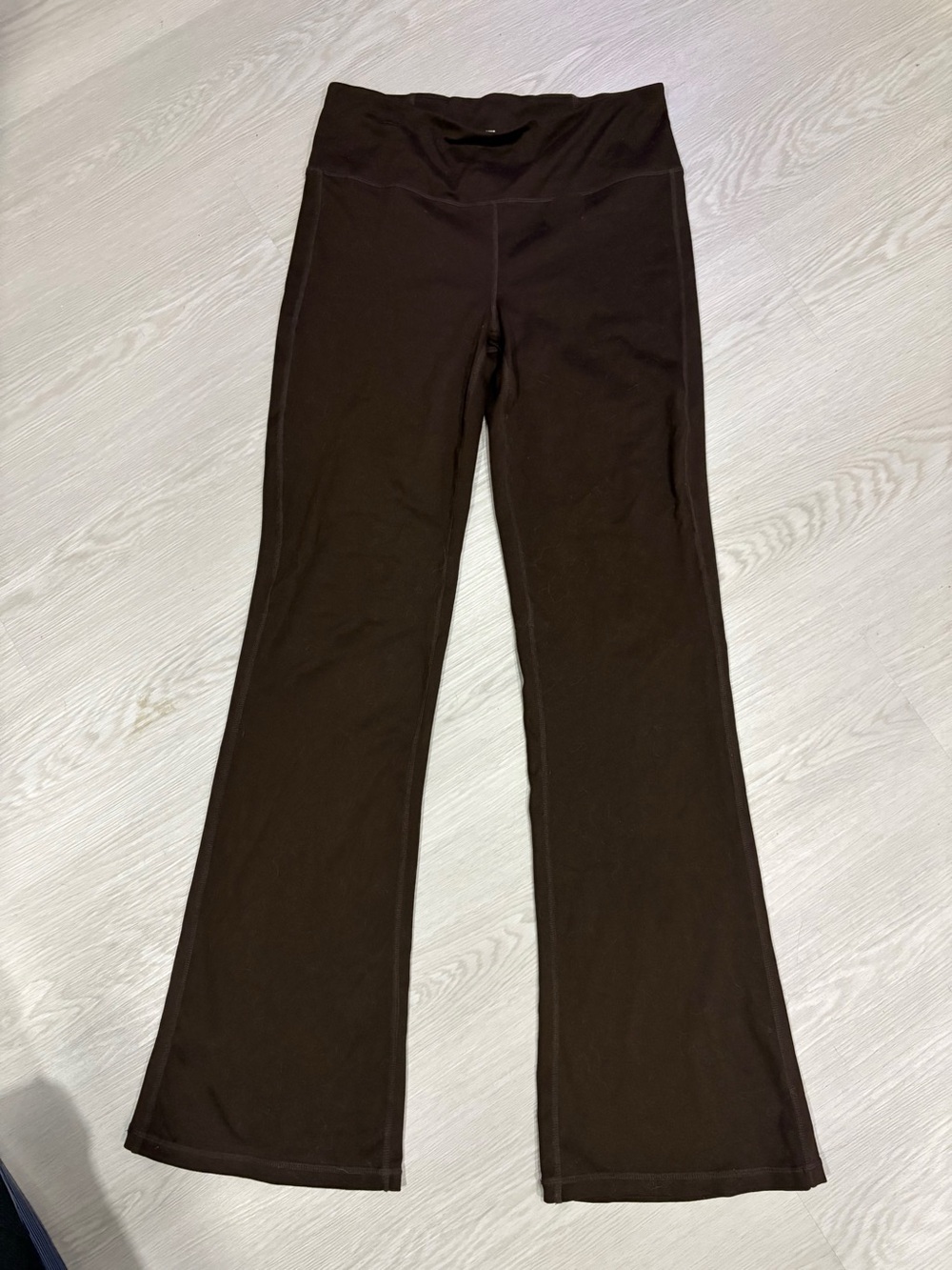 Women's Brown Wide-Leg Yoga Pants